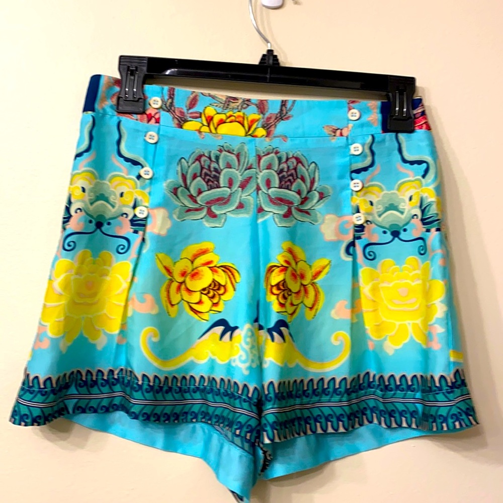 FARM Rio Anthropologie Floral Shorts